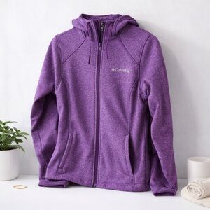 Columbia Women’s Purple Zip-Up Hoodie Jacket